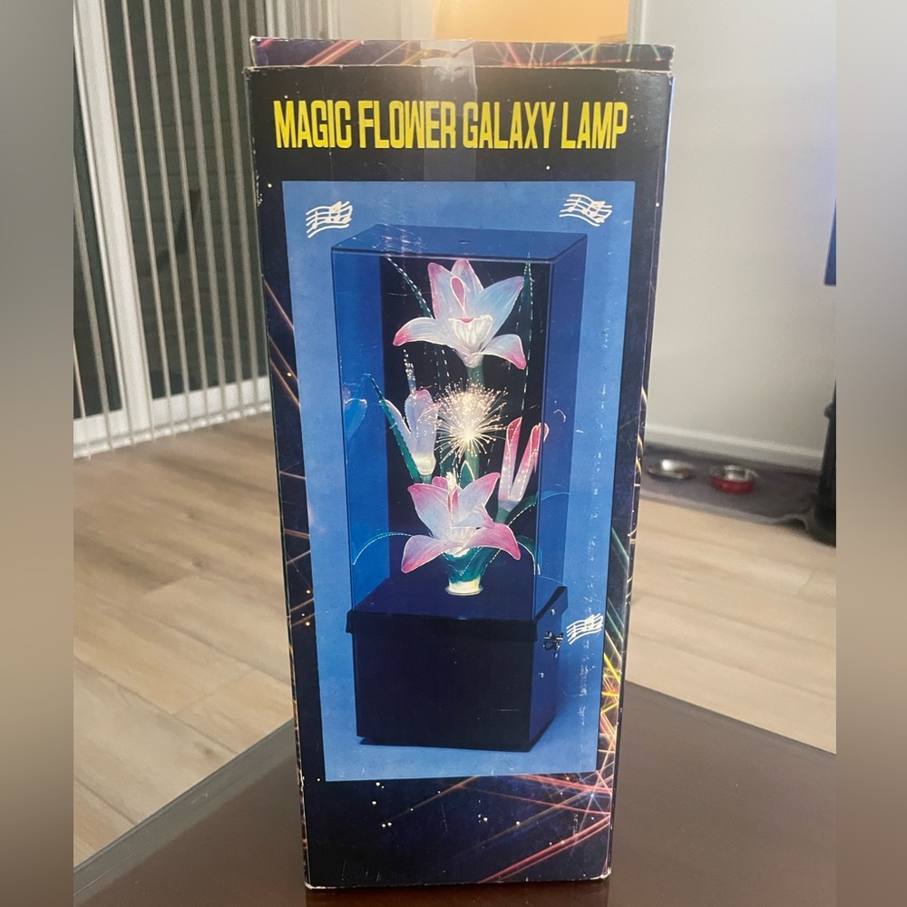 Vintage fiber optic Magic flower galaxy lamp musical - Picture 3 of 9